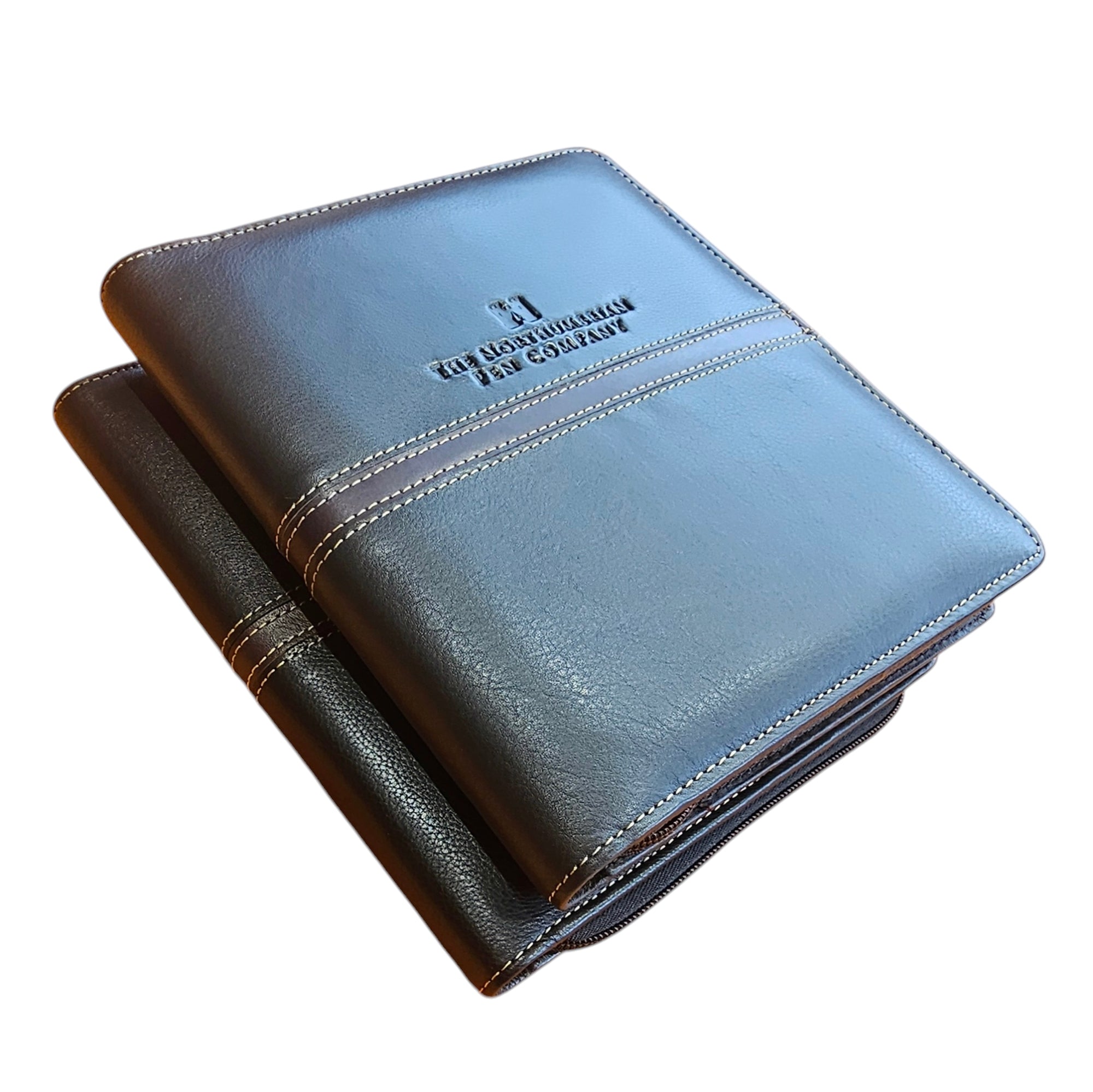 24 Pen Leather Case Black