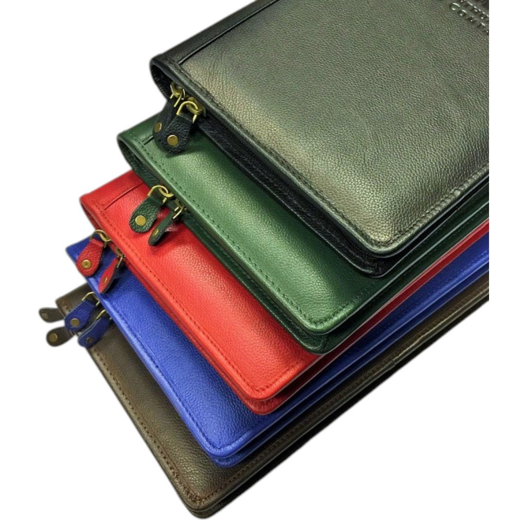 40 Pen Leather Pen Case Black