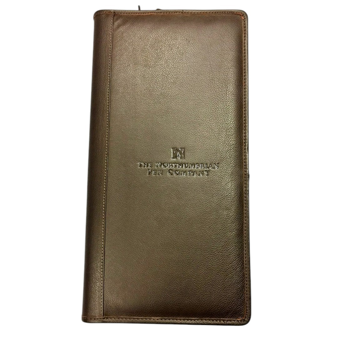 40 Pen Leather Pen Case Brown