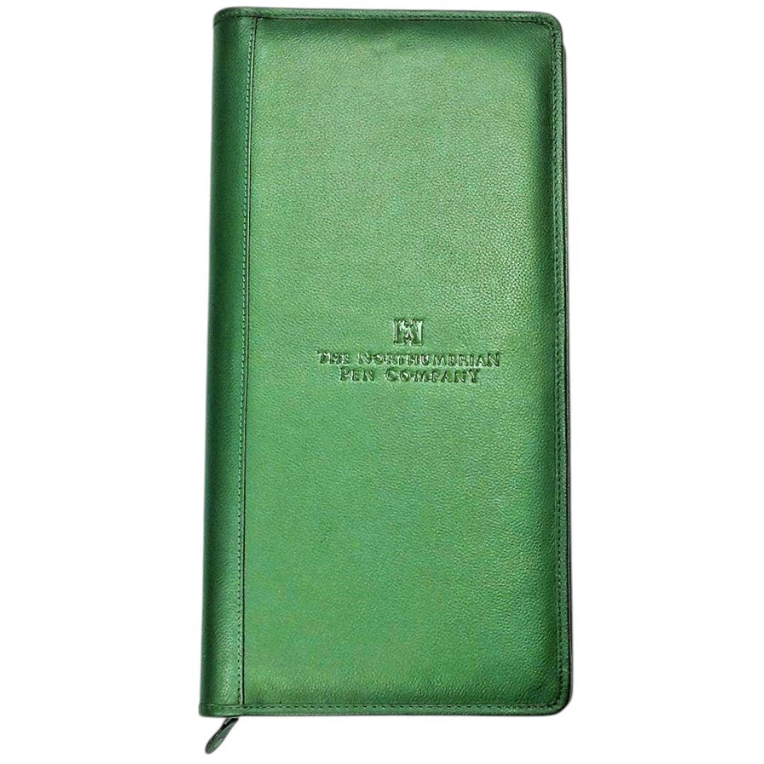 40 Pen Leather Pen Case Racing Green