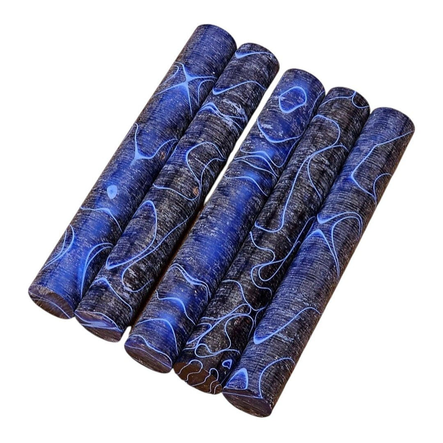Conway Stewart Pen Blanks Conway Stewart Blue with White Whirl