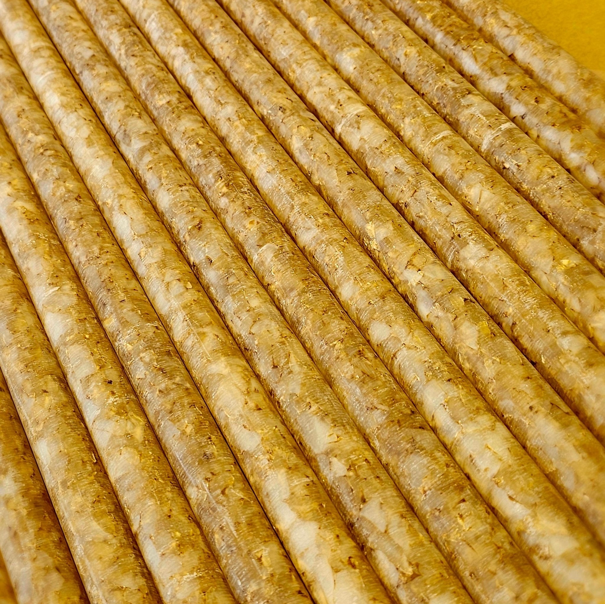 Erinoid 200mm Long Pen Blanks Gold Fleck