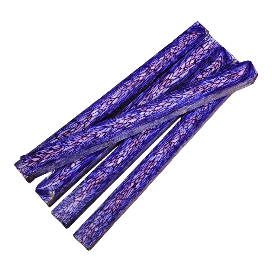 Erinoid Casein Pen Blanks Purple Tiffany
