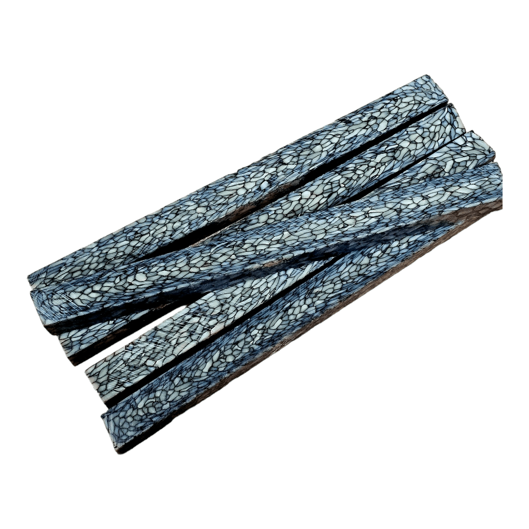 Erinoid Casein Pen Blanks White Tiffany