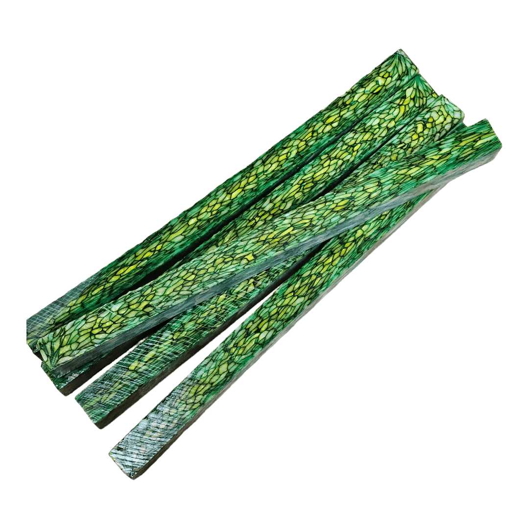 Erinoid Casein Pen Blanks Green