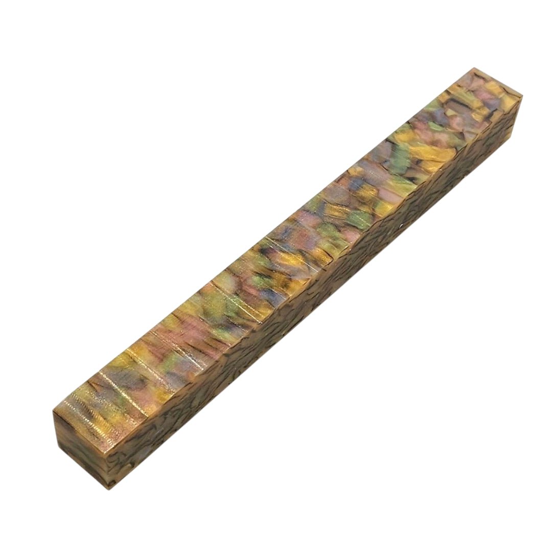 Erinoid Cellulose Acetate Pen Blanks Golden Abalone