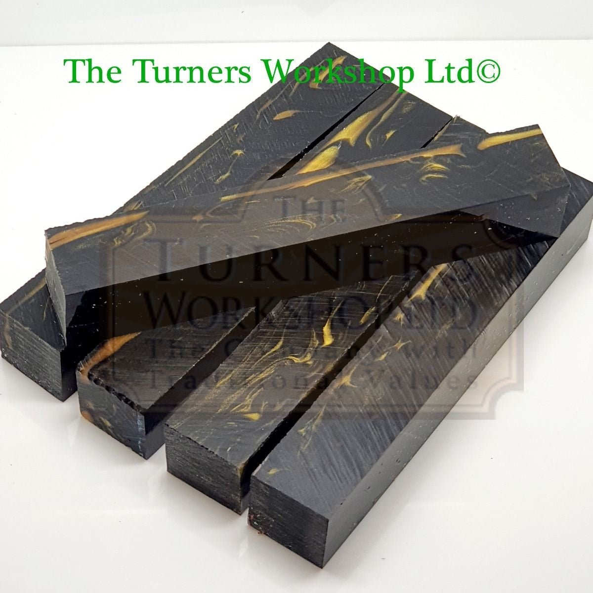 Erinoid Premium Pen Blanks Black Gold