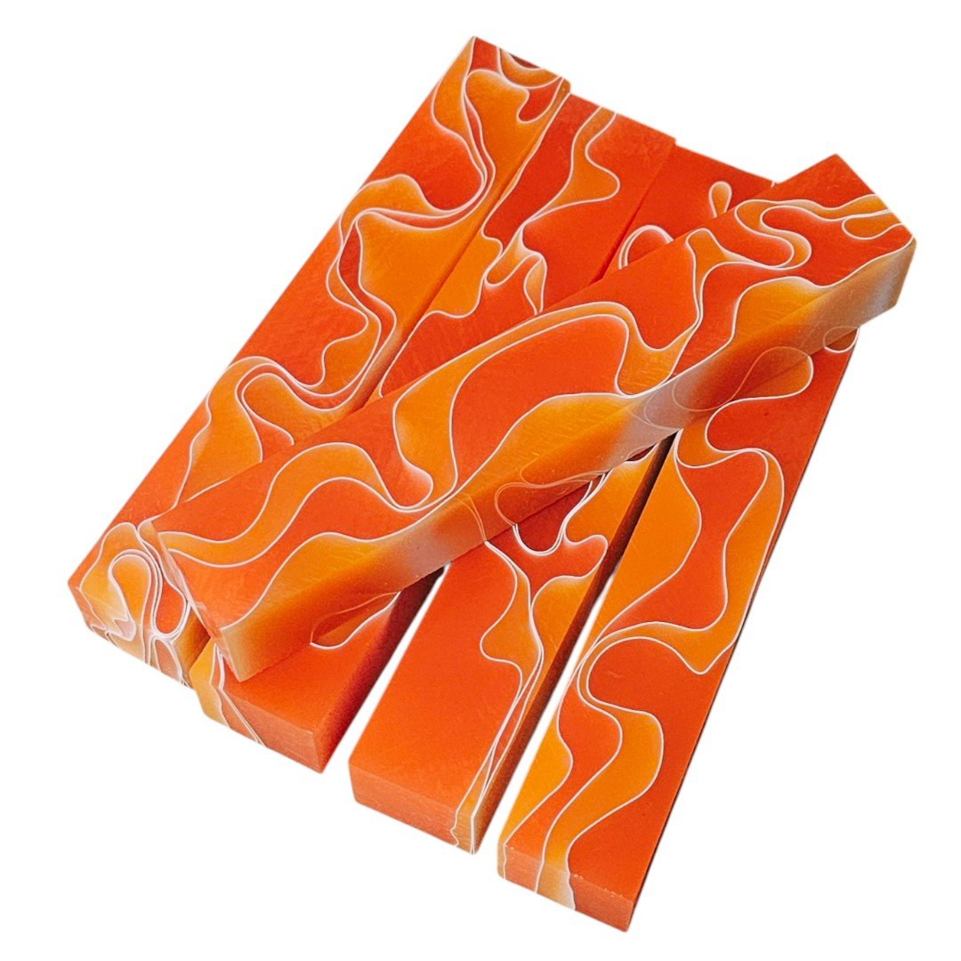 Erinoid Regular Acrylic Pen Blanks Fire Coral