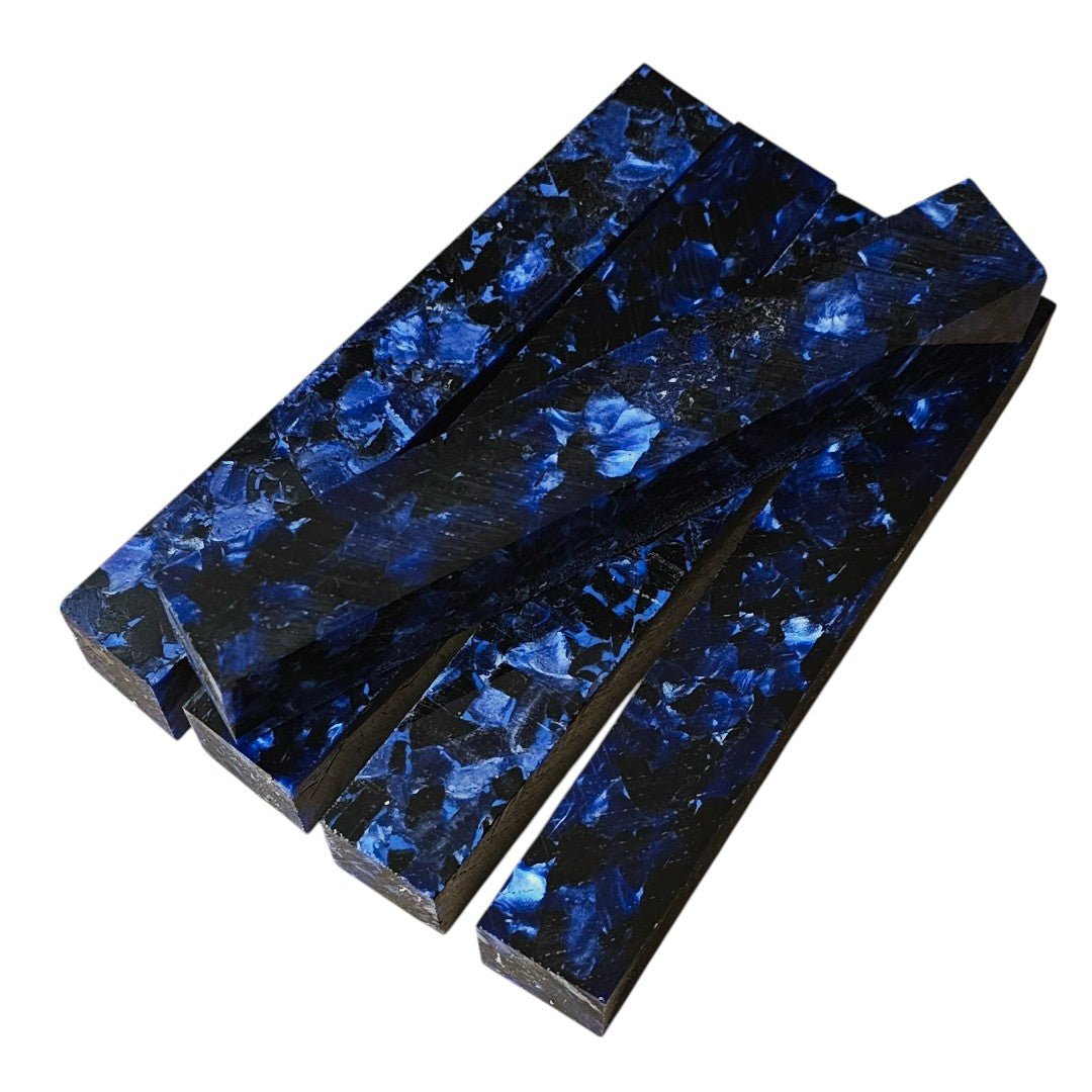 Erinoid Regular Acrylic Pen Blanks Blue Crushed Velvet