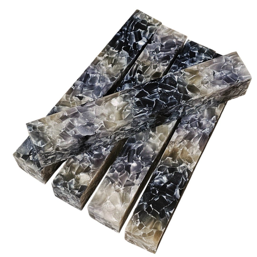 Erinoid Regular Acrylic Pen Blanks Black Russian
