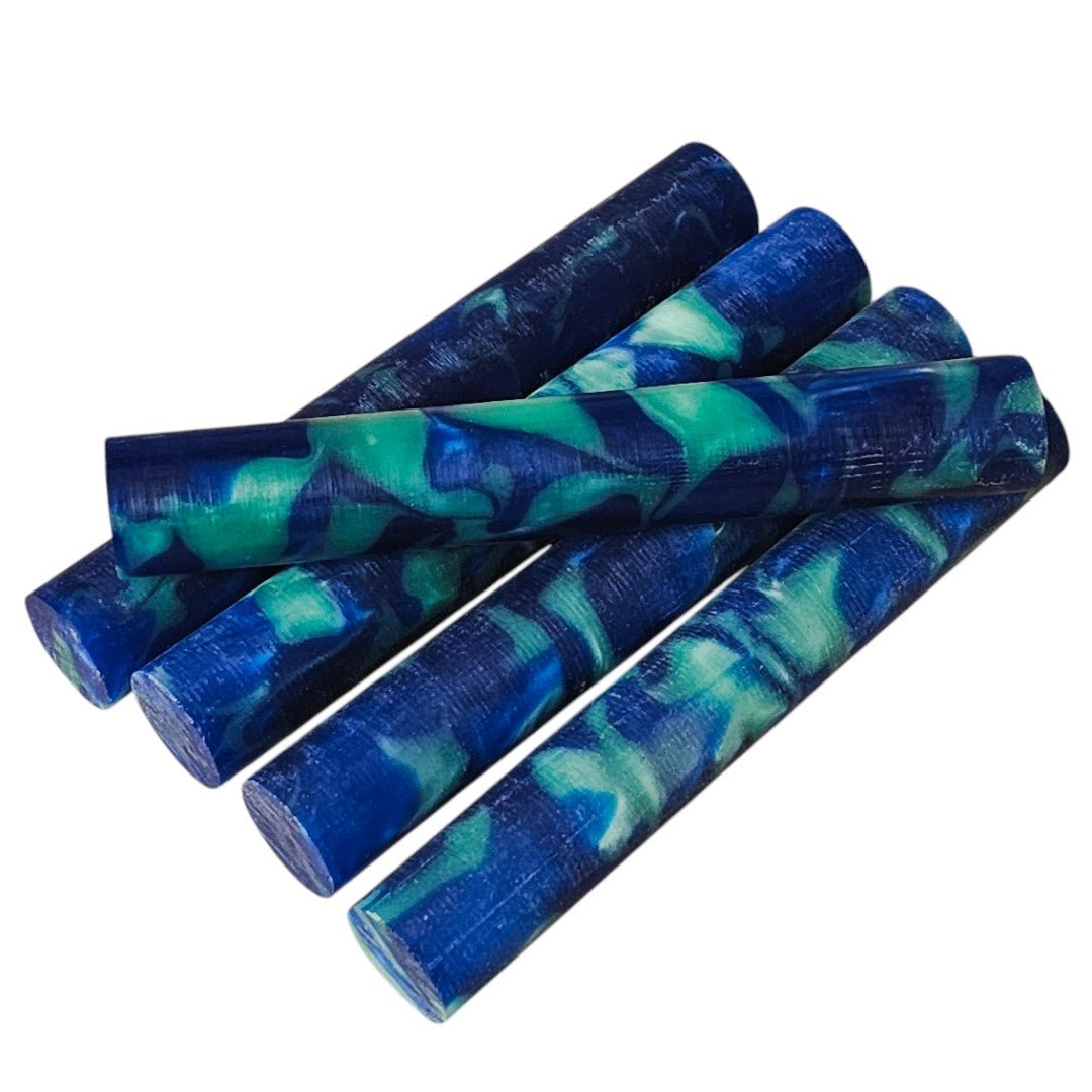 Erinoid Regular Acrylic Pen Blanks Blue Planet