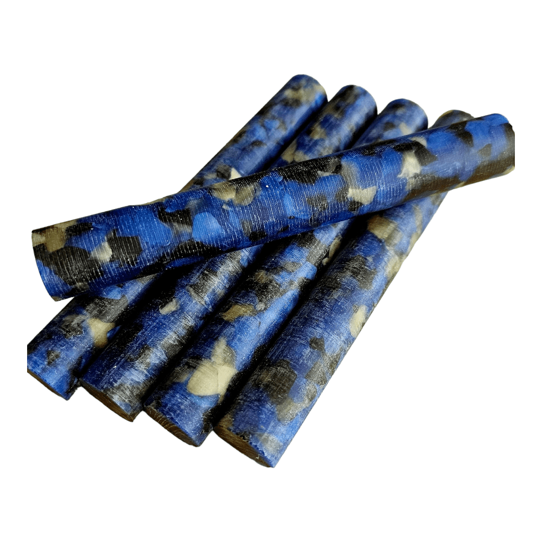 Erinoid Regular Acrylic Pen Blanks Zircon Black