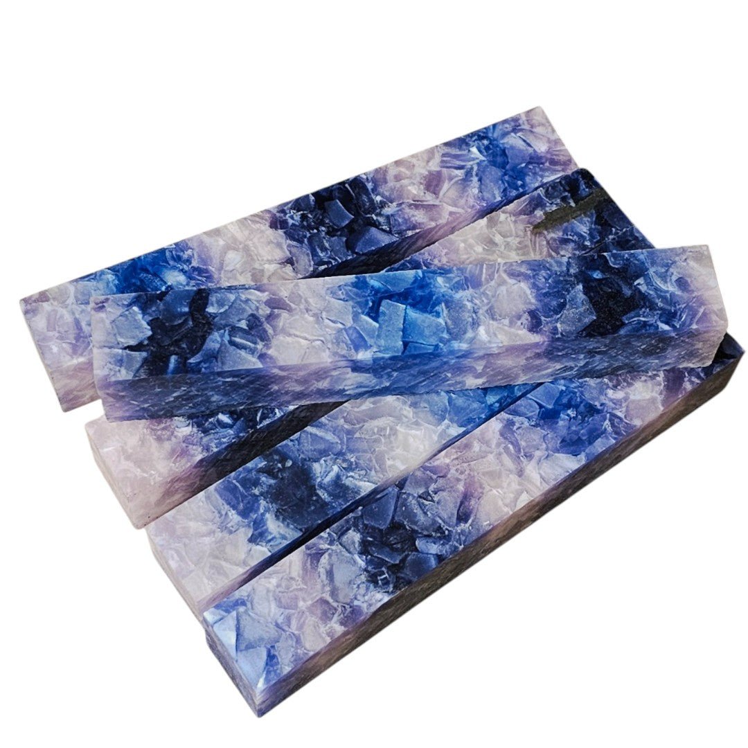 Erinoid Regular Acrylic Pen Blanks Blue Bayou