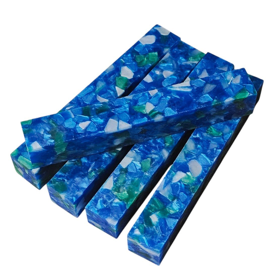 Erinoid Regular Acrylic Pen Blanks Sea Emerald