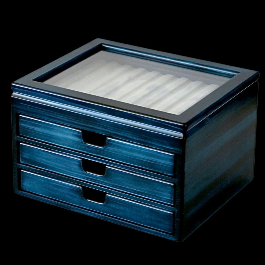 Hinoki Blue Fountain Pen Box 40