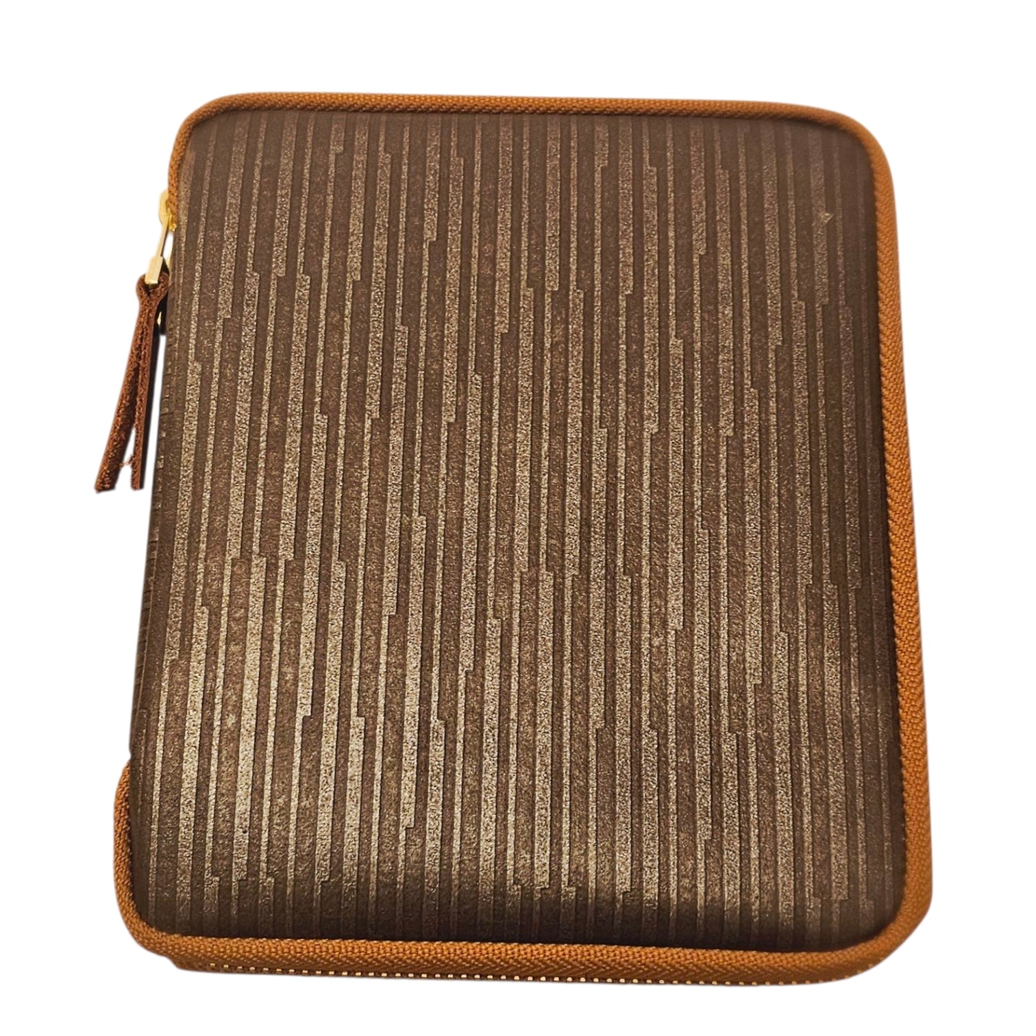 Kyokuhaku Zippered 10_Pen Case Iron Coffee
