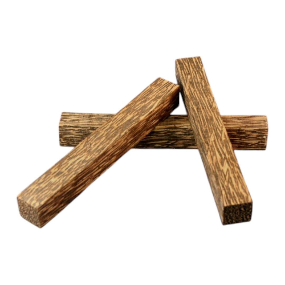 Wood Pen Blanks Straight Cut Black Palm