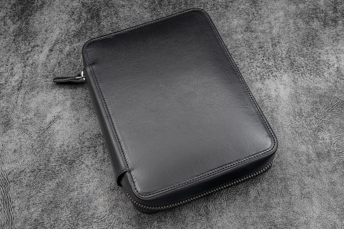 Expansi-Folio Leather Wide A5 Zip Folio
