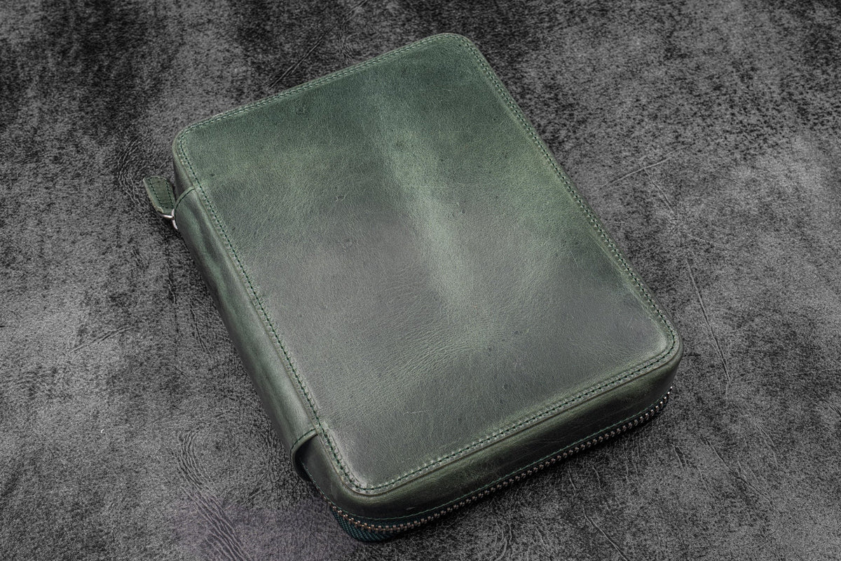 Expansi-Folio Leather Wide A5 Zip Folio