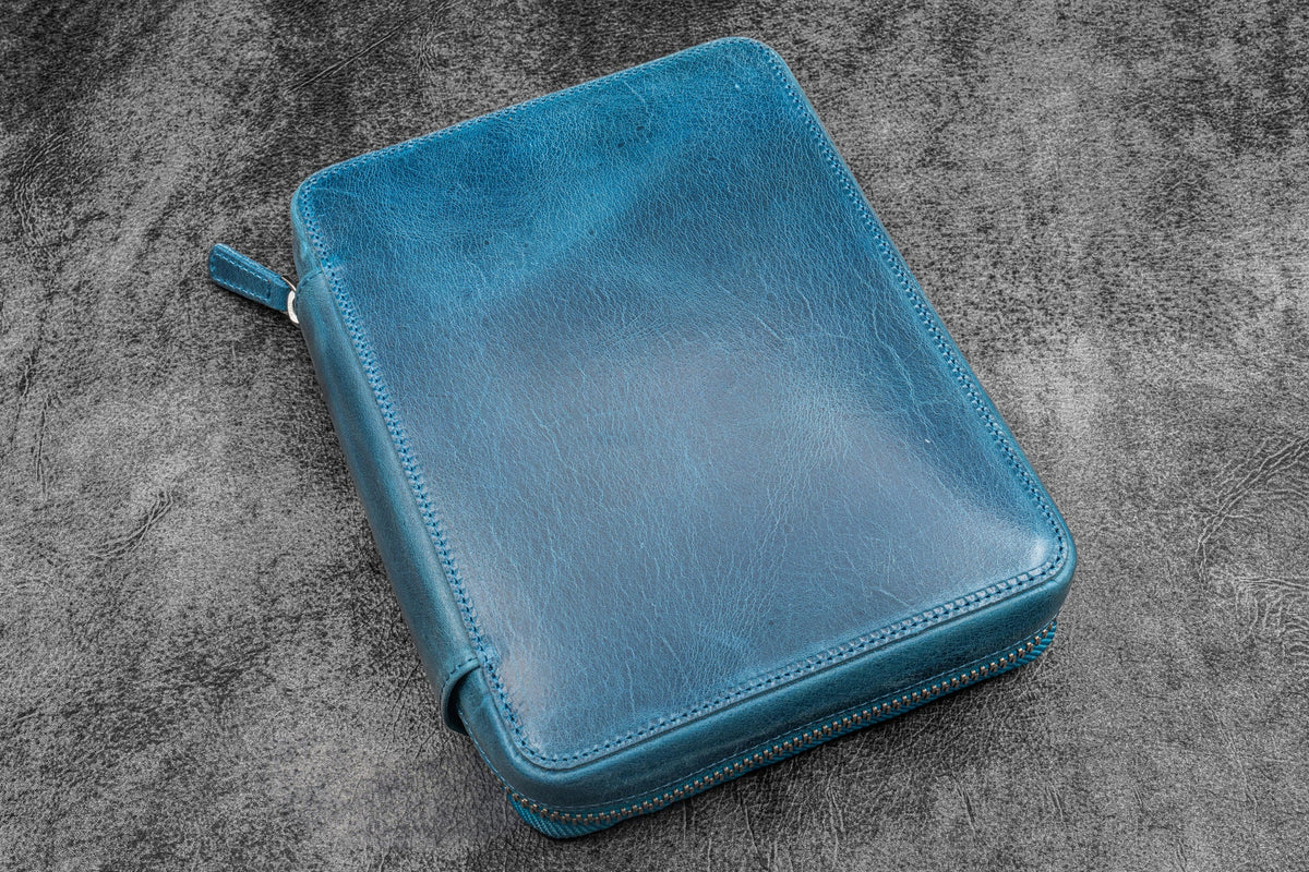 Expansi-Folio Leather Wide A5 Zip Folio