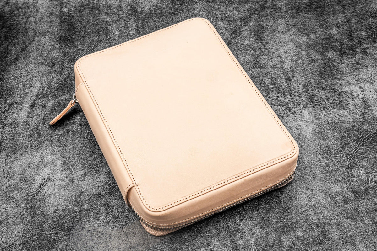 Expansi-Folio Leather Wide A5 Zip Folio