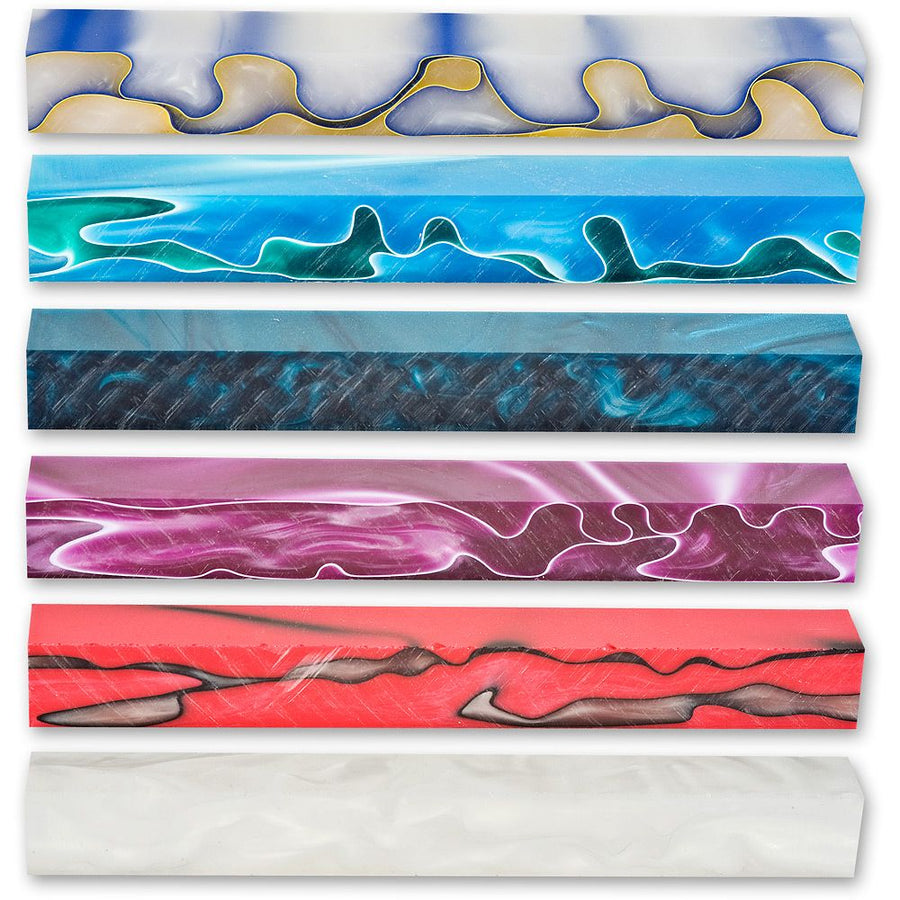 Axminster Acrylic Pen Blanks (Pkt 6)
