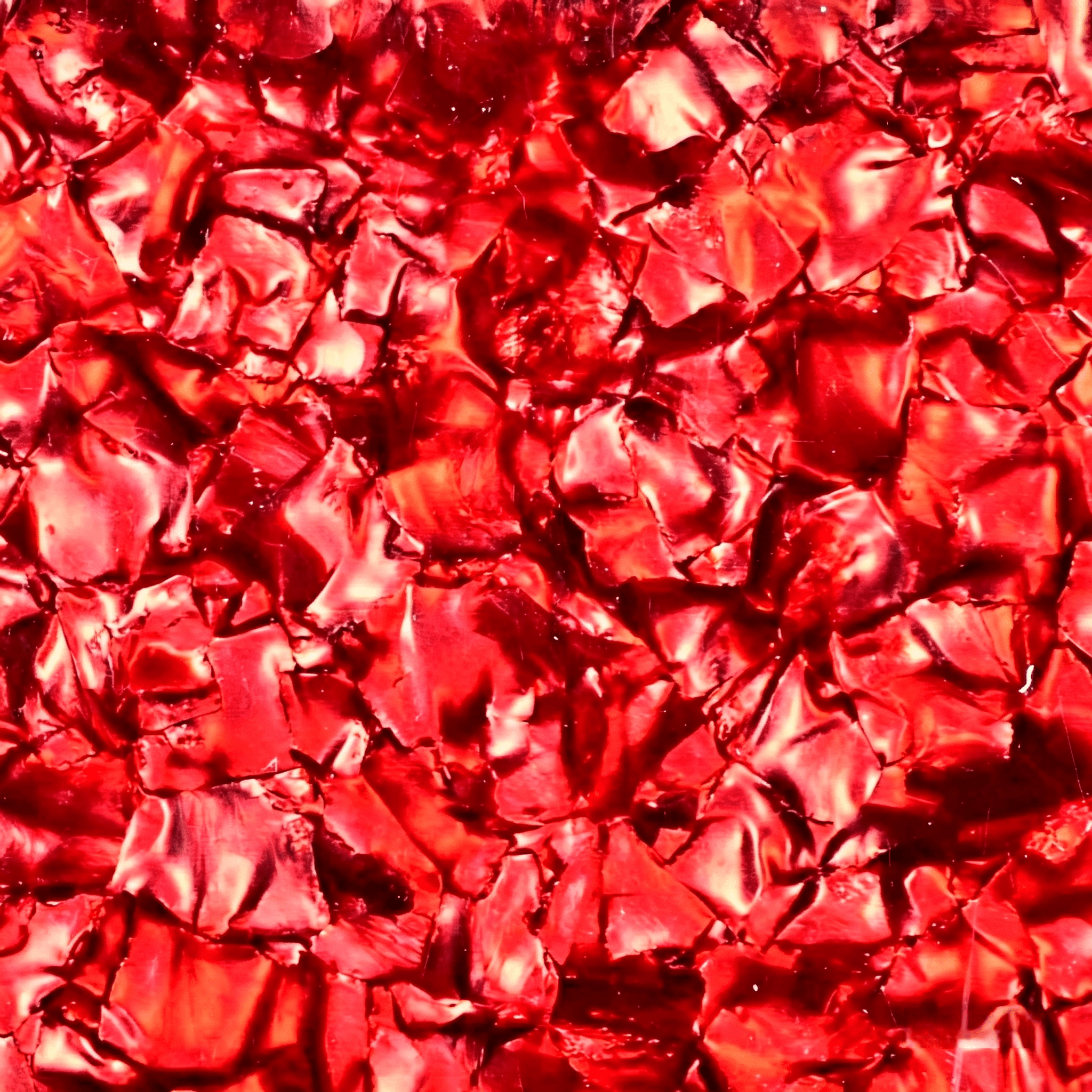 Celluloid Sheet (.46mm) Red Mother of Pearl