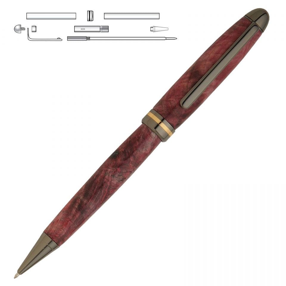 Designer Pen Kits Black Enamel