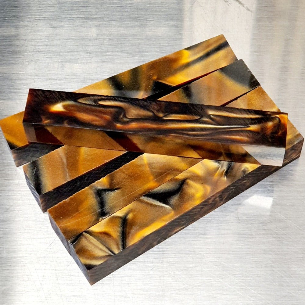Erinoid Regular Acrylic Pen Blanks Tiger Burr