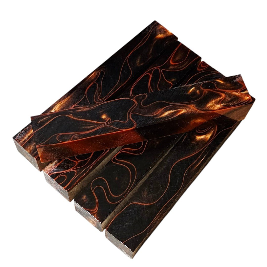 Erinoid Regular Acrylic Pen Blanks Bronze Sunset