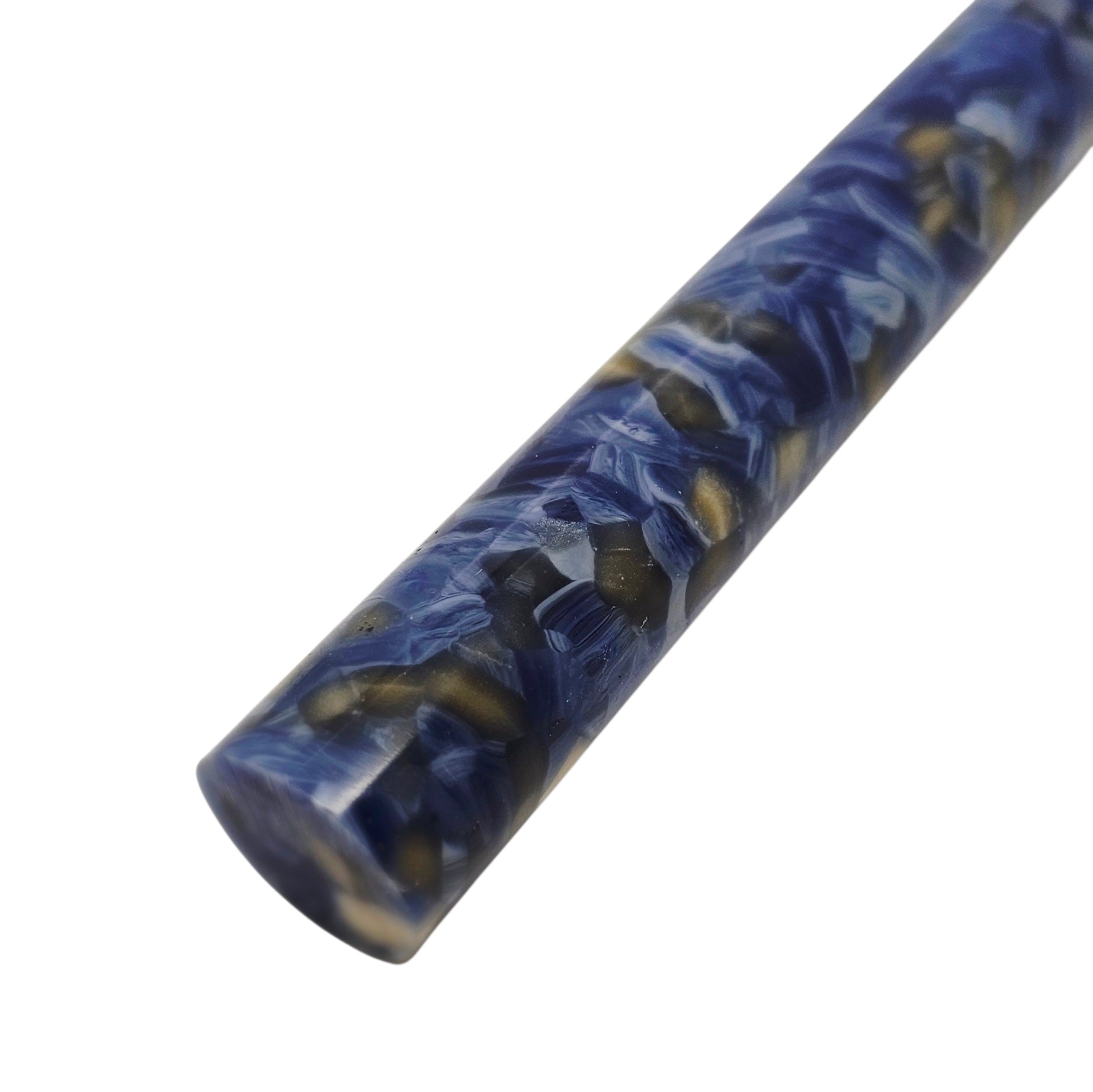 Erinoid Round Pen Blanks Blue Quartz