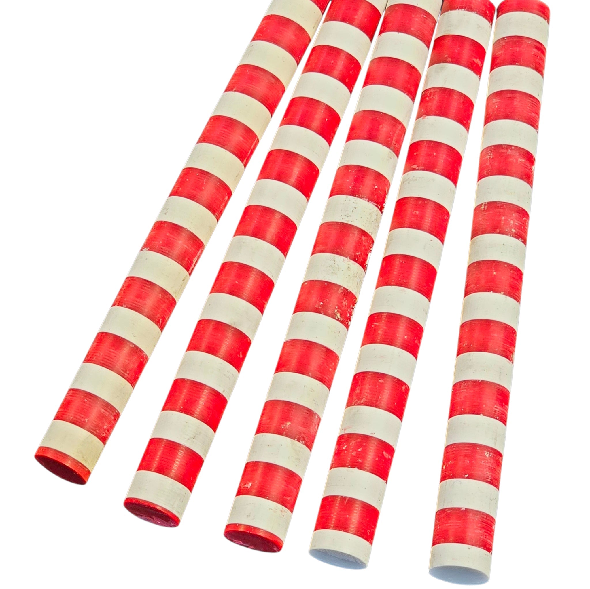 Erinoid Stripe Pen Blanks Red & White