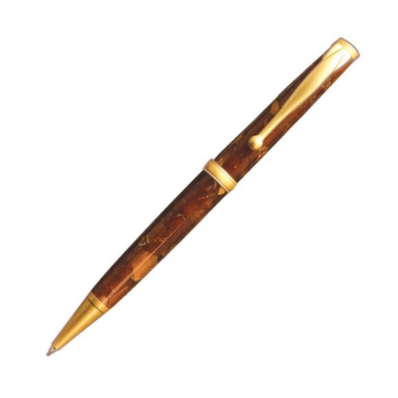 Funline Comfort Economy Gold Twist Pen Kit Satin Gold