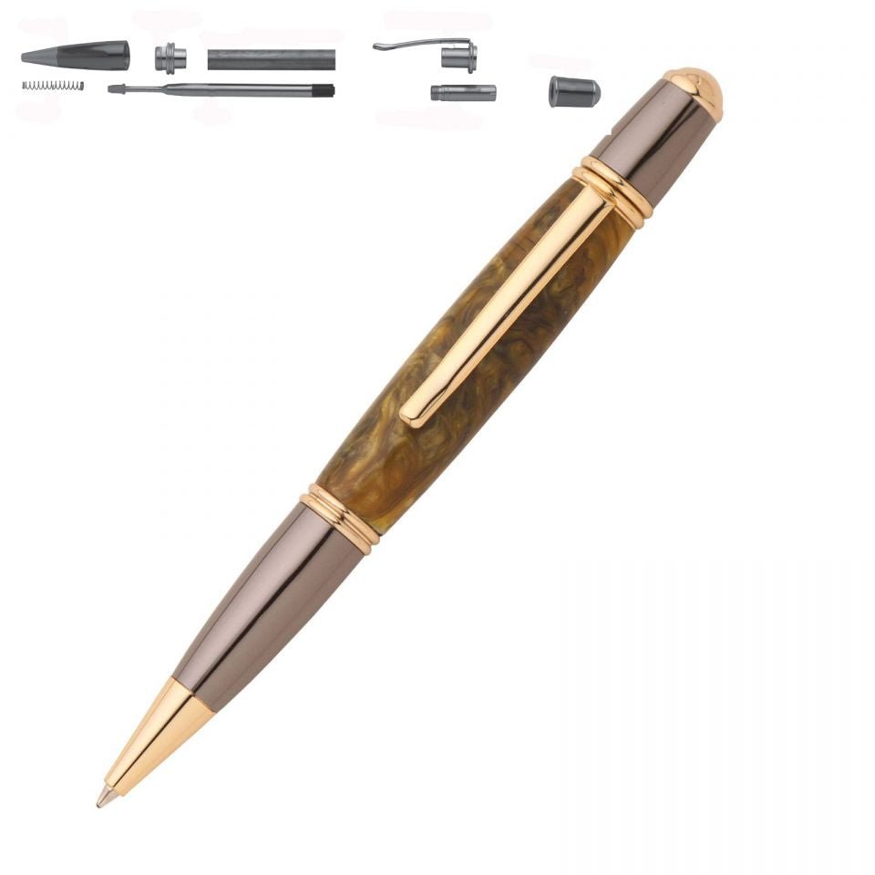 Gatsby Pen Kit Gold & Gun Metal