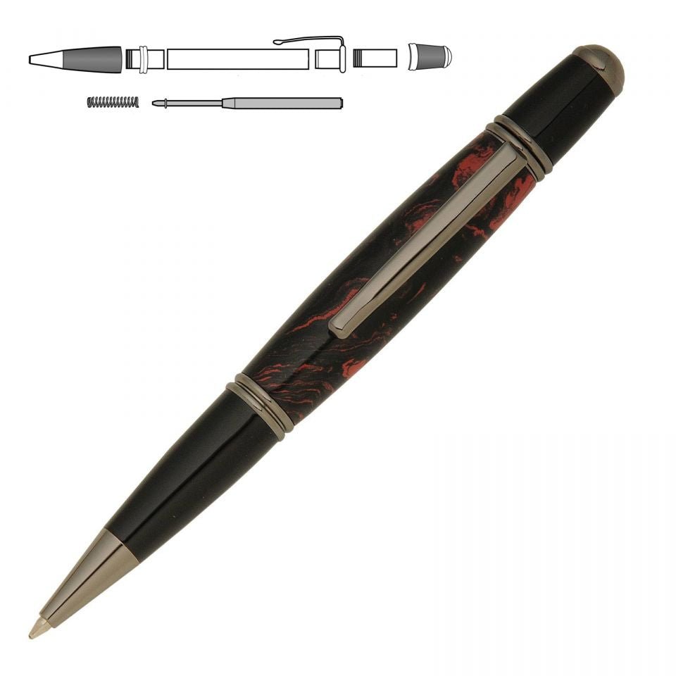 Gatsby Pen Kit Gun Metal