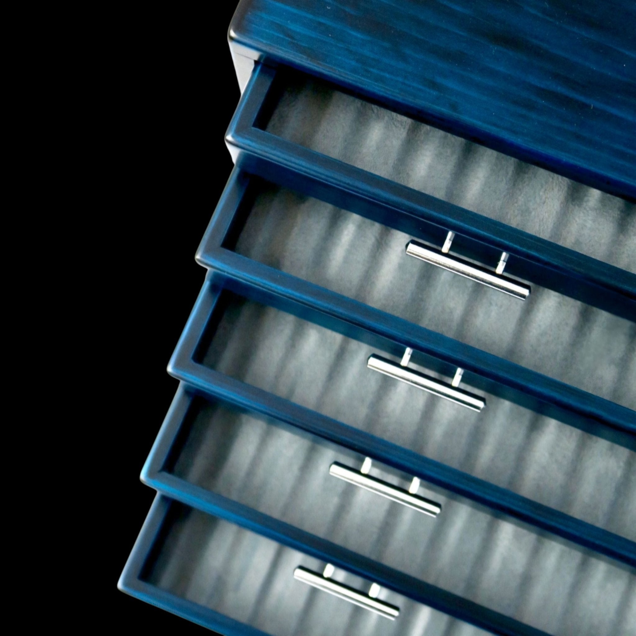 Hinoki Blue Fountain Pen Box 100