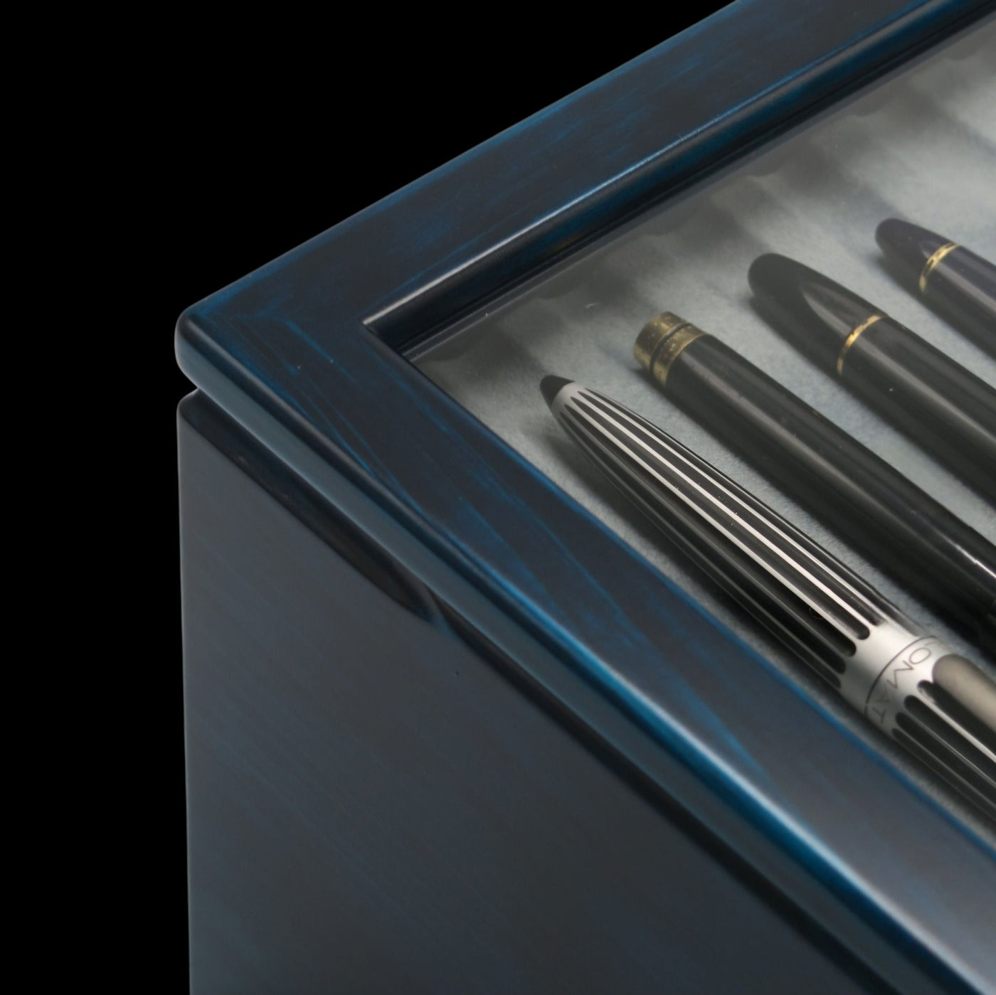 Hinoki Blue Fountain Pen Box