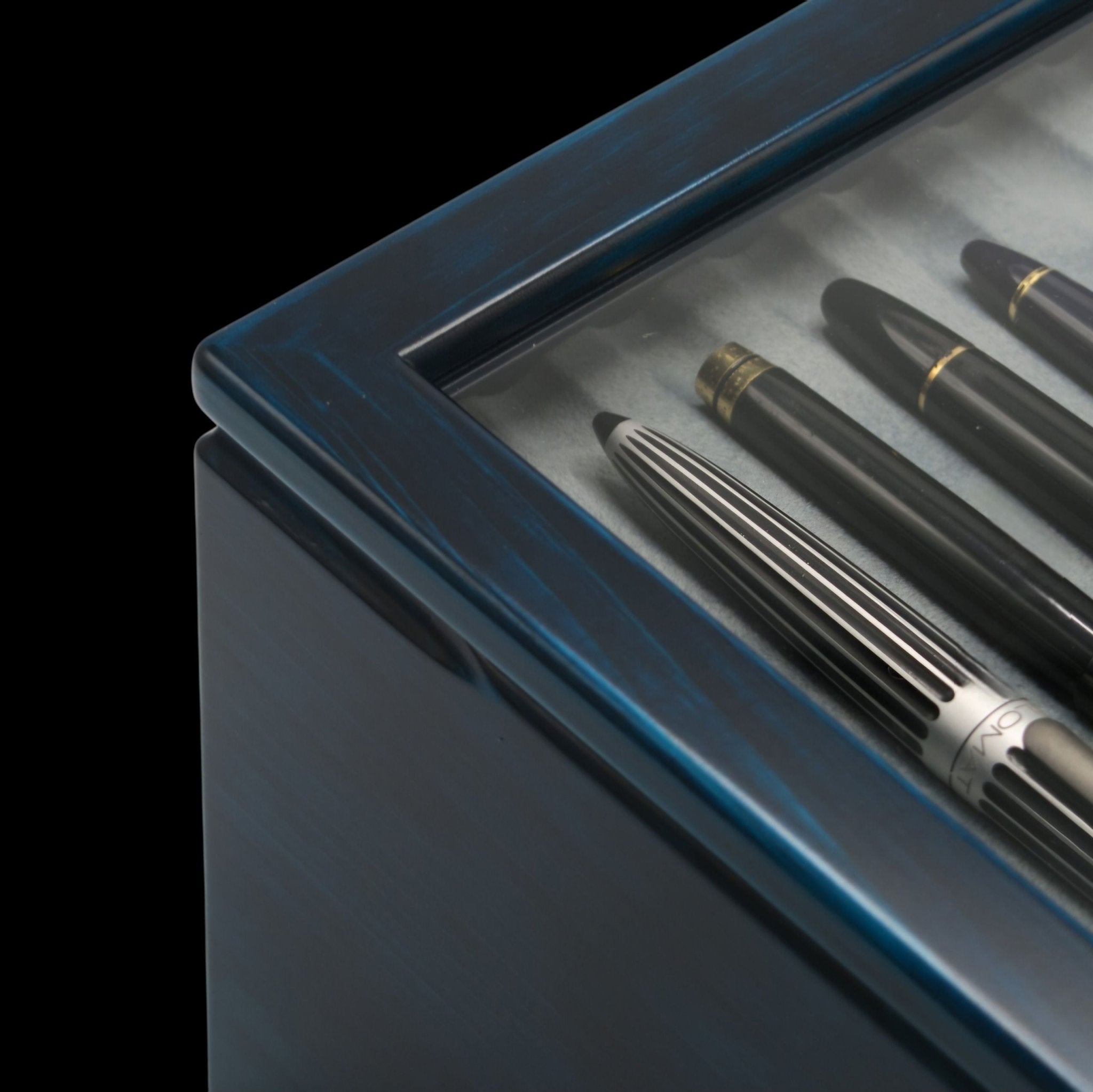 Hinoki Blue Fountain Pen Box