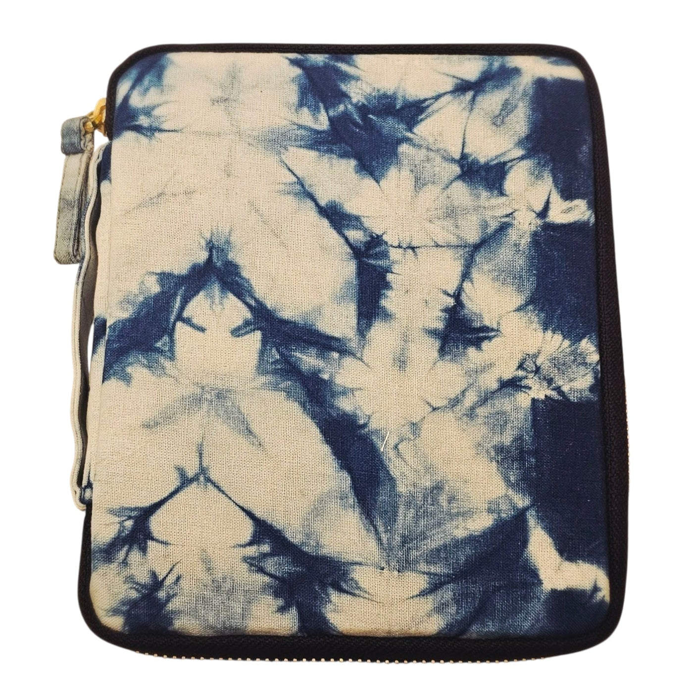 Kyokuhaku Zippered 10_Pen Case Indigo Star