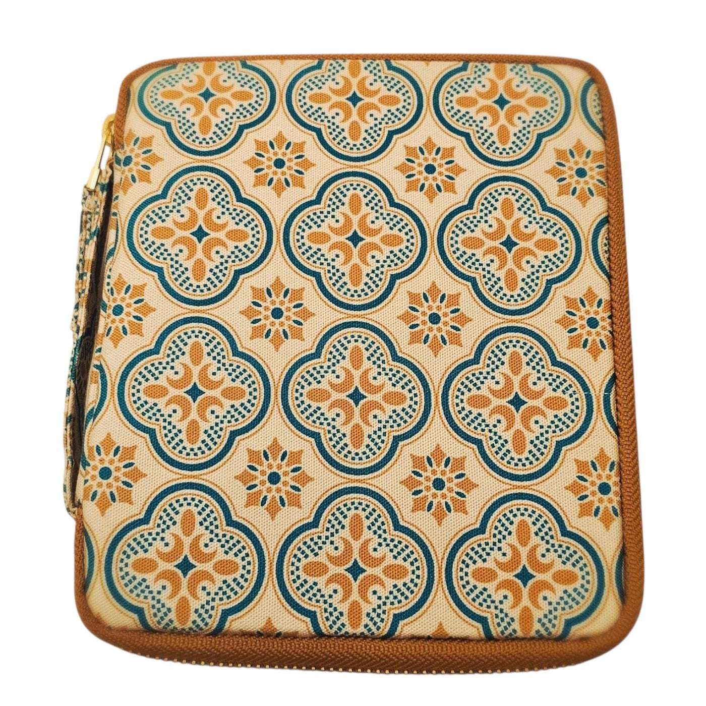 Kyokuhaku Zippered 10_Pen Case Begonia Brown