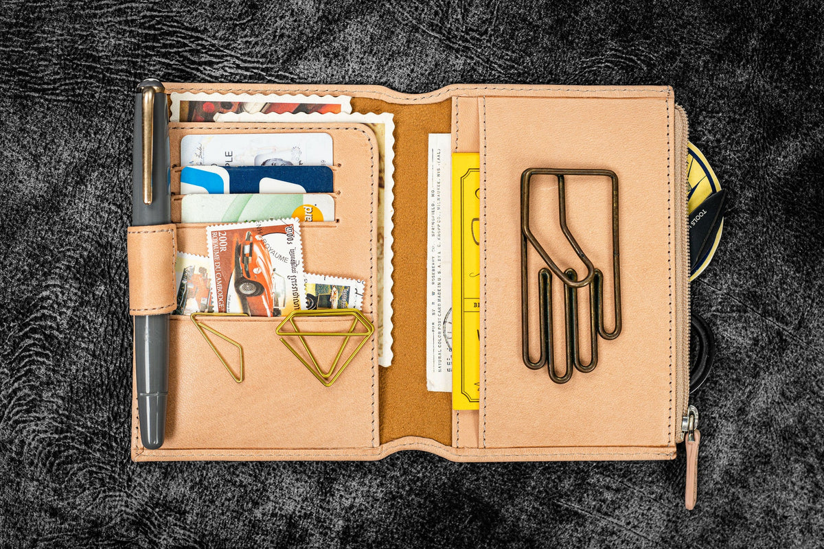 Leather Wallet Insert for Traveller's Notebook - Passport Size