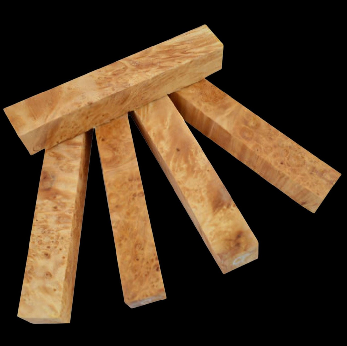 Stabilized Pen Blanks Box Elder Burr