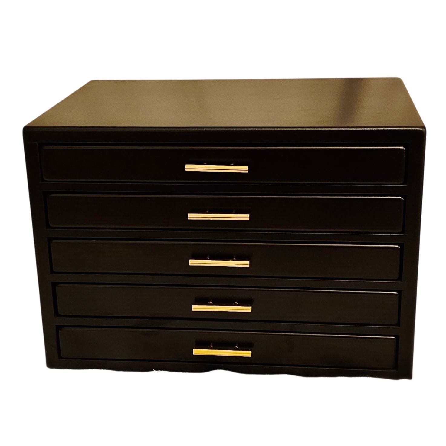 Toyooka Craft Fountain Pen Box for 60 Pens Hinoki Black